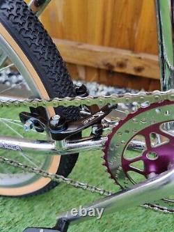 Concept Purple Haze Freestyle BMX. Années 90, École intermédiaire. Reconstruit RÉTRO, Mad Frank.
