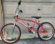 Dyno Vfr Old Mid School Bmx Freestyle Bike Chrome Red Black Newtires 94 95 90s