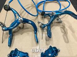 Ensemble de freins Dia Compe MX 901 bleu pour BMX old school