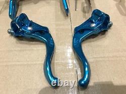 Ensemble de freins Dia Compe Original 80's MX 901 bleu pour BMX old school