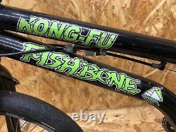 Fishbone Kong-fu Flatland Freestyle Bmx Old School, MID School, Pac Man Forks Gt