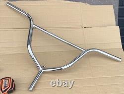 Haro Vector Vieux École BMX Freestyle Chrome Guidon Bob Haro