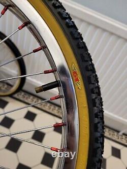 Impressionnantes roues Araya 7x avec moyeux GT Race Lace pour BMX Old School