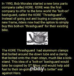 Kore Thrashguard Old/mid School Bmx Rare