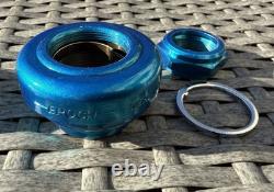 NOS Old School BMX Époque Jeu de Direction Auto-Réglable en Bleu Rare