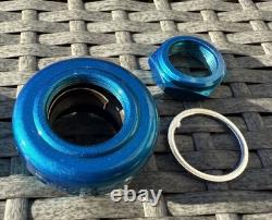 NOS Old School BMX Époque Jeu de Direction Auto-Réglable en Bleu Rare