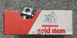 Nos Mongoose Gold Stem Nouveau Dans La Boîte Supergoose Team Motomag Old School Bmx 80's