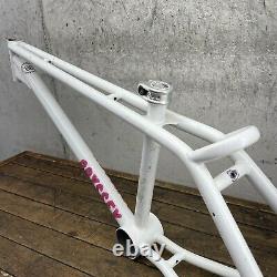 Old School Bmx Frame Set 80s Freestyle Twin Top Tube Tracker