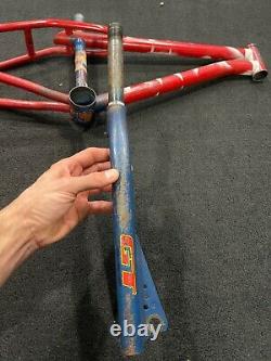 Oldschool 2/85 Fs Stamped Gt Pro Interprète USA Made Frame Set Bmx World Tour