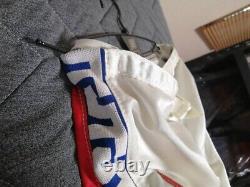 Pantalon JT RACING USA en nylon blanc, rouge, bleu taille 34 Motocross Vieux École Bmx MTB