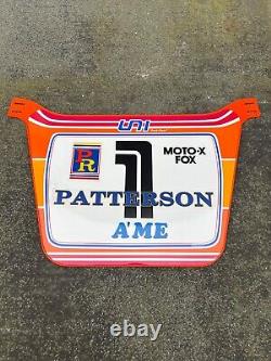 Plaque de course UNI Patterson BMX old school