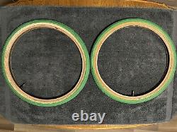 Pneus de BMX Verts Haro First Gen des années 80, style freestyle Old School (paire)