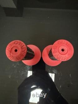 Poignées BMX Old School Oakley B1b 2010 Noir sur Rouge