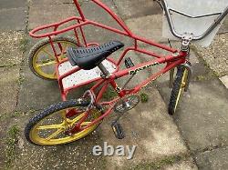 Raleigh Burner Bmx Bike With Sidecar Side Hack Rare Barn Find Old School Vw