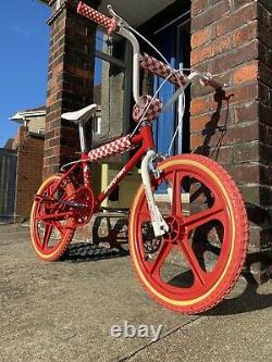 Raleigh Burner Mk1 Gusset-less Frame Vintage Made In England Old School Bmx Bike
