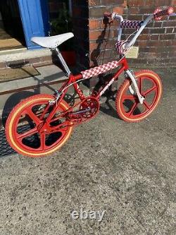 Raleigh Burner Mk1 Gusset-less Frame Vintage Made In England Old School Bmx Bike