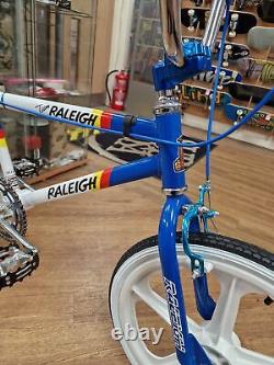 Raleigh Mk 2 Burner Team Custom Old School Bmx Bike Avec Skyway Tuff Wheels