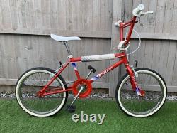 Raleigh Styler BMX 20 pouces Survivor Old School Burner. Rouge et blanc