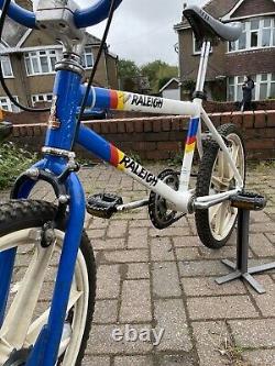 Raleigh Team Burner Mk2 Vintage Made In England Old School Bmx Vélo Original