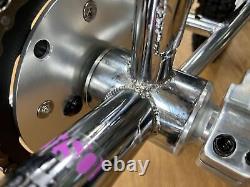 Robinson Pro XL 20.5 Toptube 1991 Custom Old School Bmx Bike Chrome / Noir