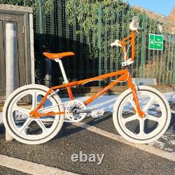 Skyway 2024 Street Beat Vélo BMX Personnalisé Rétro Old School Orange / Blanc