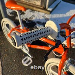 Skyway 2024 Street Beat Vélo BMX Personnalisé Rétro Old School Orange / Blanc