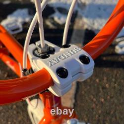 Skyway 2024 Street Beat Vélo BMX Personnalisé Rétro Old School Orange / Blanc