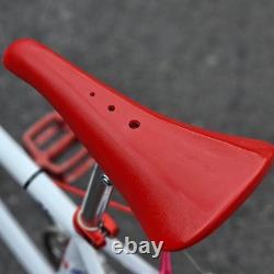 Skyway T/A Custom BMX Bike Old School 24 Pouces Blanc / Rouge