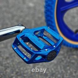 Skyway T/A Vélo BMX Personnalisé Old School 20 Pouces Chrome / Bleu