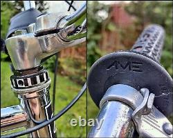 Vélo BMX Old School METEORLITE Chrome 1984 PRO Rare Vintage Rétro de l'Époque Burner des années 80