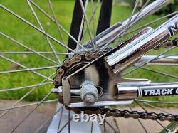 Vélo de BMX Old School PRO Rare des années 80 Vintage Rétro 1984 METEORLITE 100% Chrome.