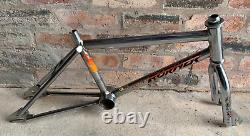 Vieux BMX Raleigh Burner Mini Tuff Cadre et Fourche Cromo Skyway Haro