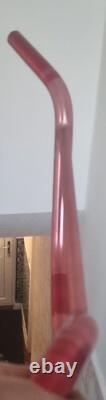 Vieux BMX. Rare guidon de course Inc rouge des années 80.