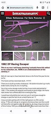 Vieux bmx de l'école DP Racing ESCAPER des années 80 BMX V RARE jmc Vincent objet de collectionnaires