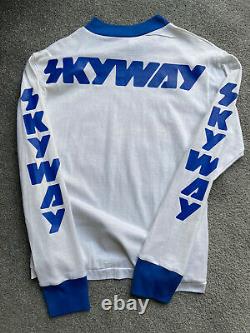 Vintage 80's Bmx Skyway Race Jersey Rare Ta Street Beat Old School L@@k